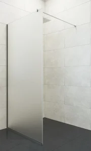 Душевое ограждение 900х1900мм матовое стекло 6мм, крепление к стене на коннекторы ПС6 90 190М (РусАк