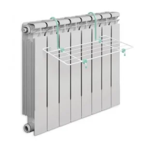 Сушилка для белья на радиатор  L2,1м, 45х34х18см белая СБ5-45 (Ника)