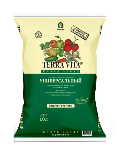 Грунт  Живая земля  универсальный 10 л (Неваторф) R0327  1 5 210