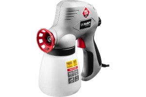 Краскопульт электрич. Зубр 0.8л краскоперенос 0-300мл мин вязкость краски 60 DIN сек 120Вт ЗКПЭ-120