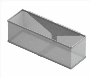 Корзина навесная, Металлик, CI