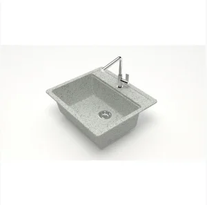 Мойка иск. камень светло серый матовая 570x505х200мм 9/Q10 (Agata) *1