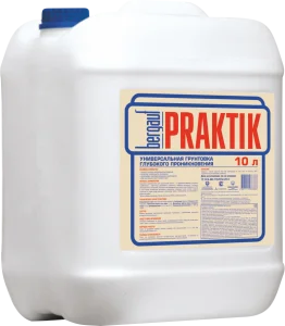 Грунтовка универсальная глубокого проникновения Рraktik Всесезонная 10кг Bergauf  60152  1 60 (-40)