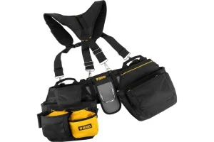 Пояс монтажника усиленный 920х165х70мм полиэстер 17 отделений Denzel 92090 *1