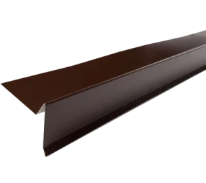 Планка торцевая полиэстер RAL 8017 коричневая, 2м 569080