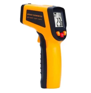 Пирометр инфракрасный CWQ02 DEKO, 065-0208-1 от -50 до +600град., 0,17кг, точность ±1.5C, 2хAAA  1