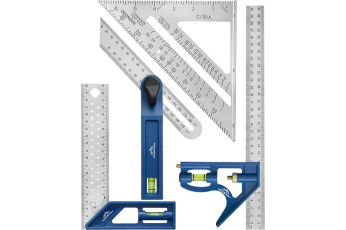 Набор угольников Profi для столярных работ 4 предмета VertexTools 3046-9  1