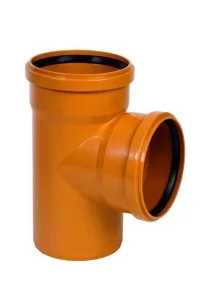 Тройник ПП 110х110х90 наружный оранжевый *1/30 Тройник ПП 110х110х90 наружный оранжевый *1/30