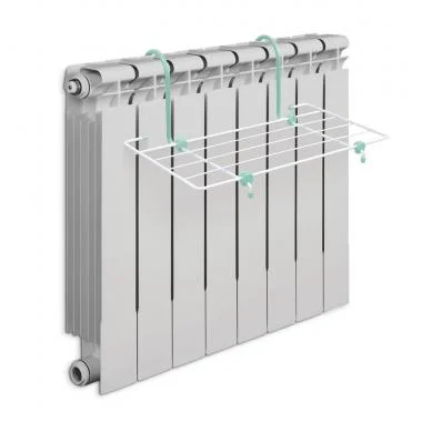 Сушилка д белья на радиатор отопл. L2,1м 45х34х18см белая СБ5-45 (Ника)  10