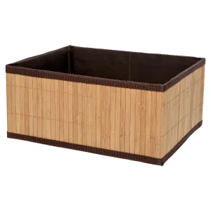 Корзина стеллажная Natural House  Бамбук  320х250х150мм коричневый Shan-06  1