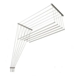 Сушилка для белья потолочная "Лиана" 5-рядная, ширина 2м, белая