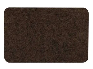 Коврик влаговпитывающий VORTEX  Slim  ребристый без борта, подложка tpr, 40 60 см, коричневый 24384