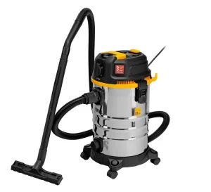 Пылесос строительный Denzel RVC30 1400Вт бак 30л шланг 3м розетка с автосинхр. 28203  1