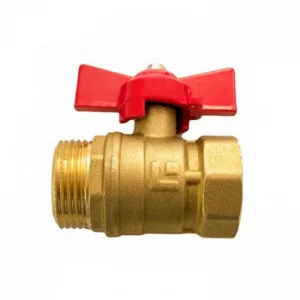 Кран шаровой 11Б27п1 ш г бабочка 20  100