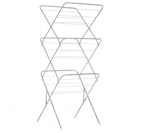 Сушилка д/белья напольная 130х53х49,5см серебро Ника