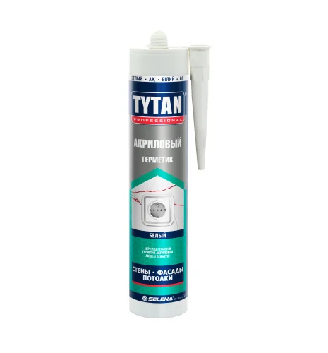 Герметик акриловый белый Professional 280мл 50400 14889 74416 (Tytan)  12 (+5)