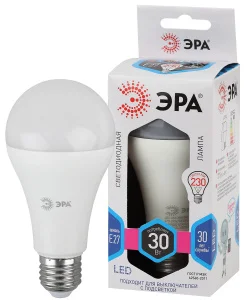 Лампа светодиодная Е27 30Вт 4000К A65-30W-840-E27 Б0048016 Эра