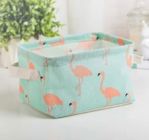 Корзинка для мелочей с ручками  Фламинго  20,5х16,5 см 3571993  1