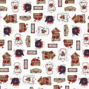 Клеенка MARCELLA 1,4х20м на тканой основе A_25 ягоды  *1