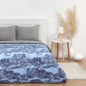 Покрывало Этель евро Japanese garden 230х210±5см 100% п э микрофибра 10269266  1