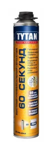 Пено-клей быстрый 60 секунд Professional 750мл 16319 26296 (Tytan)  12 (-20)