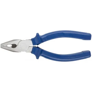 Плоскогубцы комбинированные  Тор , инстр. сталь, пластиковые ручки 180 мм MOS  1
