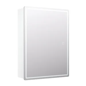 Зеркало-шкаф VIGO Geometry-600 с подсветкой белый