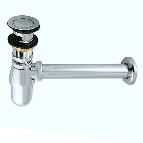 Сифон д кухонной мойки автомат латунь хромированная 8721 (Санакс)  1 50