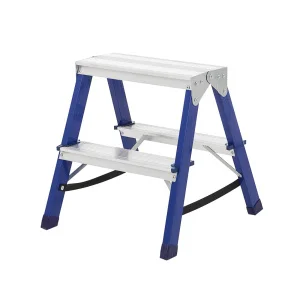 Стремянка 2 ступени стальная двусторонняя Курс 65391