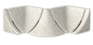 Набор комплектующих к плинтусу для столешницы Светло-серый 002