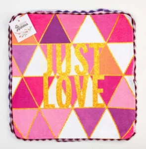 Набор салфеток для уборки "Just Love" 30х30 -3шт, микрофибра, п/э 200гр/м2 7092653 *1