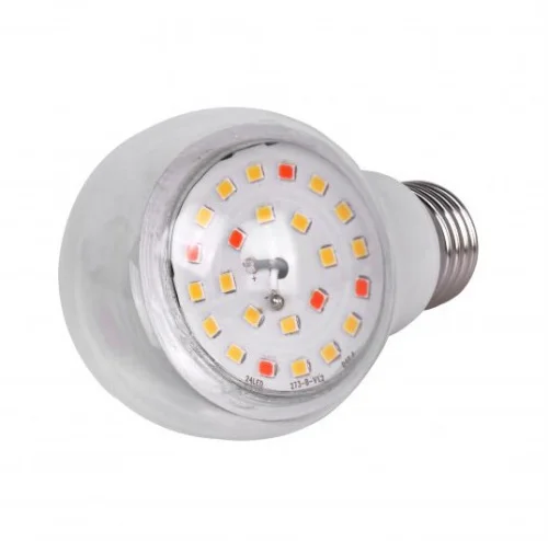 Лампа светодиодная д растений спектр д фотосинтеза LED-A60-10W SPFB E27 CL PLP30WH (Uniel)  1