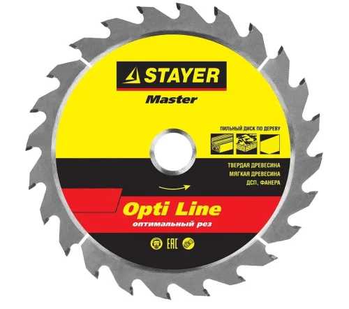 Диск пильный по дереву 250x32 30 мм 40 зубьев STAYER Optima 3681-250-32-40_z01  1