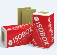 Теплоизоляция ИЗОБОКС ВЕНТ (80 кг м3) 1200х600х50   6 пл 1 уп 0,216 м3, 4,32 м2, 1 п- 6,912 м3  0311