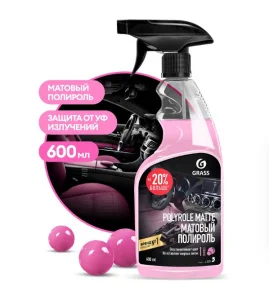 Полироль-очиститель пластика матовый "Polyrole Matte" bubble 600мл триггер 110428 *1/6