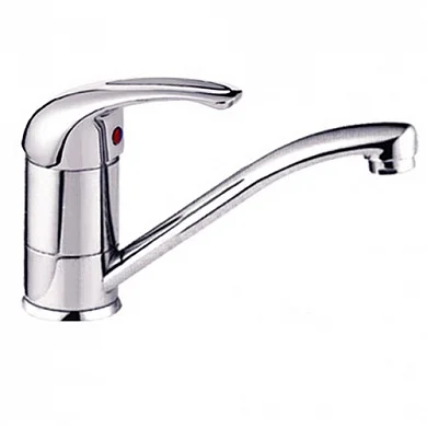 Смеситель д кухни одноруч. с коротким излив L4504 (Ligeya)  1 10