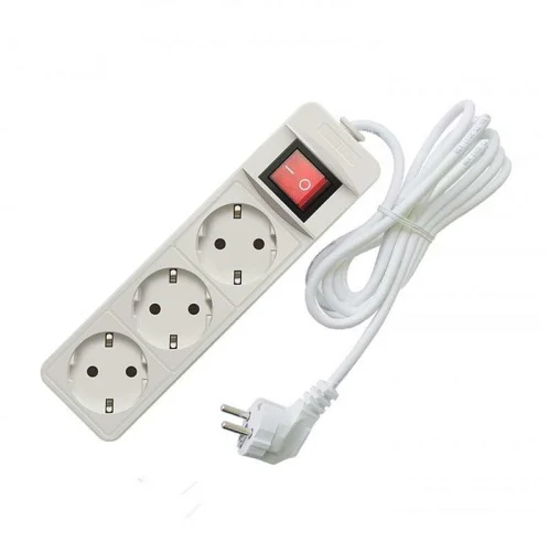 Удлинитель 3х1.5м с зазем 16А IP20 3.5кВт выкл. 481S-8301 (Союз)  50