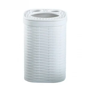 Стакан для зубных щеток Delphinium А6153 106173 ротанг белый