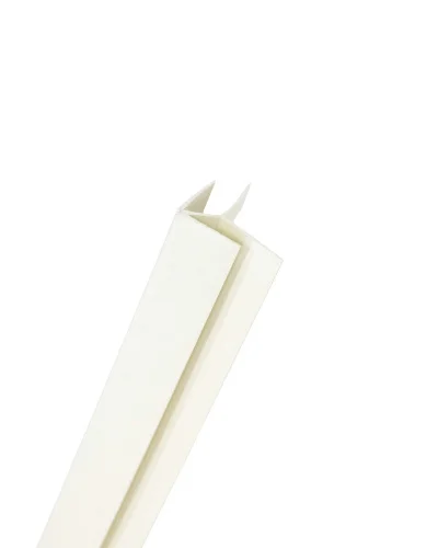 Угол внешний пластик белый 22х25мм (паз 10мм) 3м (Кронопласт)  30