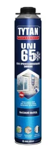 Пена монтажная Tytan 65 UNI зима 750 мл  Пена монтажная Tytan 65 UNI зима 750 мл