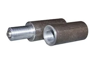 Петля гаражная (навес) с шариком 100х18 (завальц. шарик)