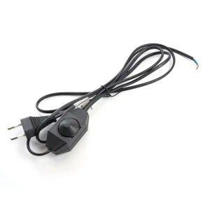 Сетевой шнур с диммером DM103 черный Feron