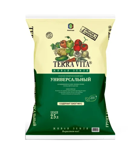 Грунт  Живая земля  универсальный 25 л (Неваторф) Б0516  1 60