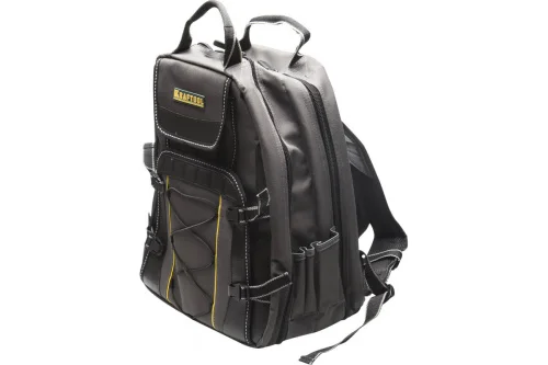 Рюкзак для инструмента 430х360х230мм 49 карманов 2 внутренних отделения Kraftool Industrie 38745  1