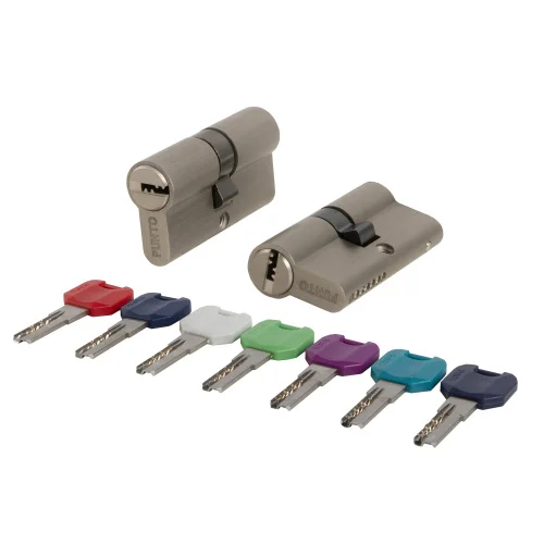 Цилиндровый механизм Punto MaxPro7000Key70mm(30+10+30) SN никель 7key 57547  1