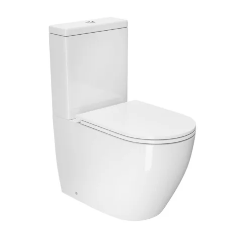 Унитаз-компакт D&K Matrix DT1397016 сиденье микролифт белый 625 385 835 мм (2 коробки)