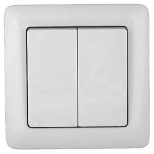 Выключатель 2-кл. СП Хит 6А IP20 250В бел. SchE VS56-234-B