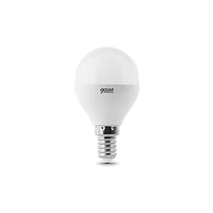 Лампа Gauss Elementary Шар 6W 420lm 3000K Е14 LED *1/10/100