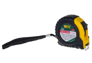 Рулетка 3м 16мм обрезиненный корпус, фиксатор Fit Хард 17203
