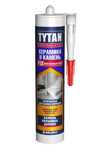Клей монтажный керамика и камень Professional 310мл 16134 (Tytan)  12 (+5)